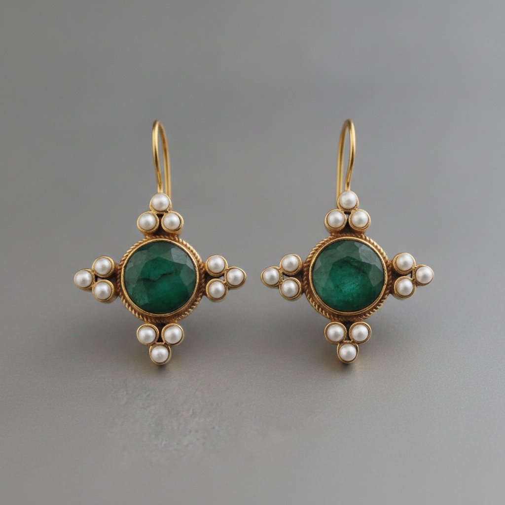 Fleur Pearl Earrings