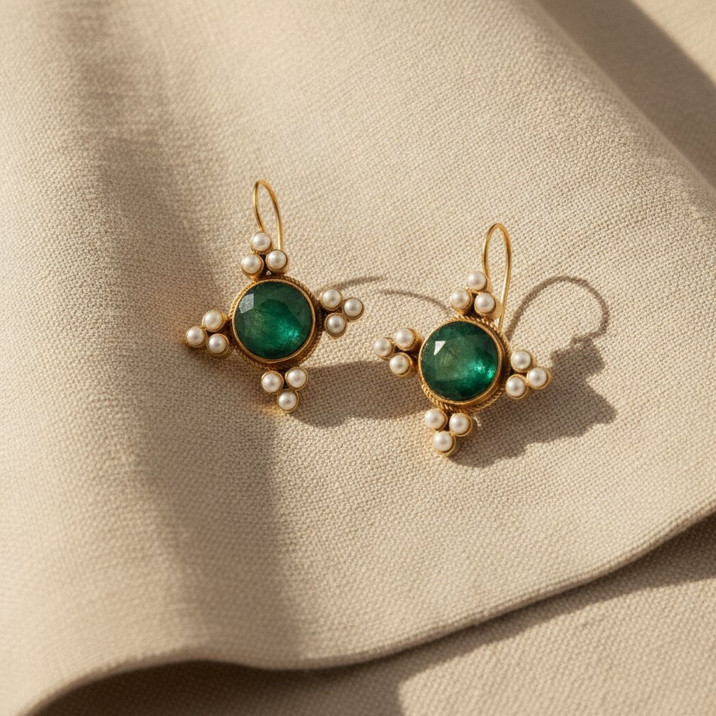 Fleur Pearl Earrings