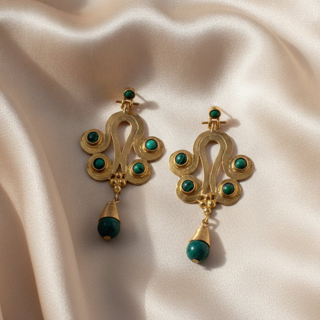 Fleur Gold Earrings
