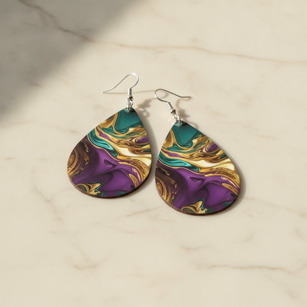 Fleur Gold Earrings