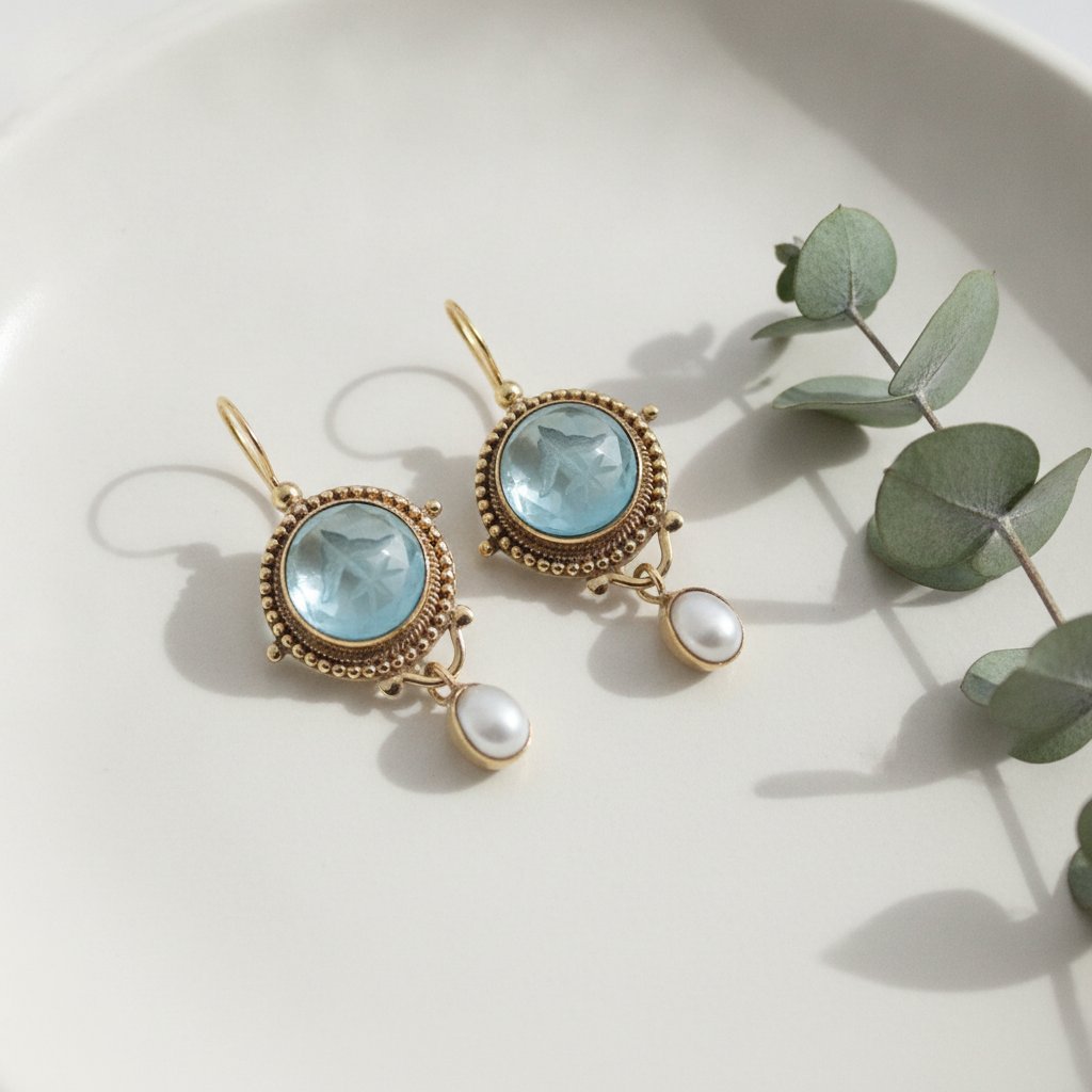 Fleur Pearl Earrings