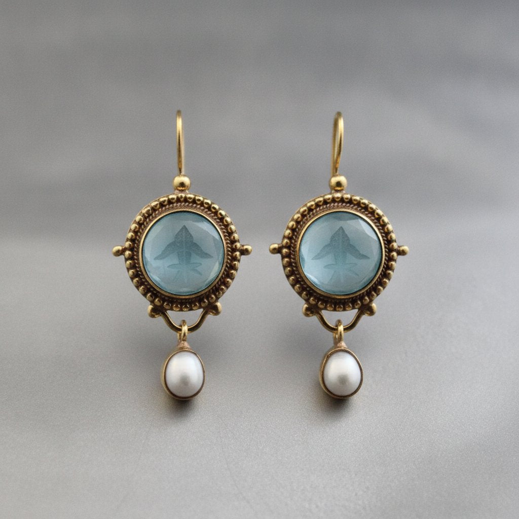 Fleur Pearl Earrings
