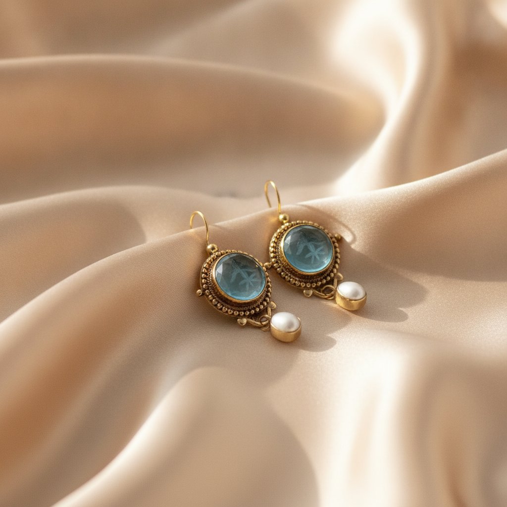Fleur Pearl Earrings
