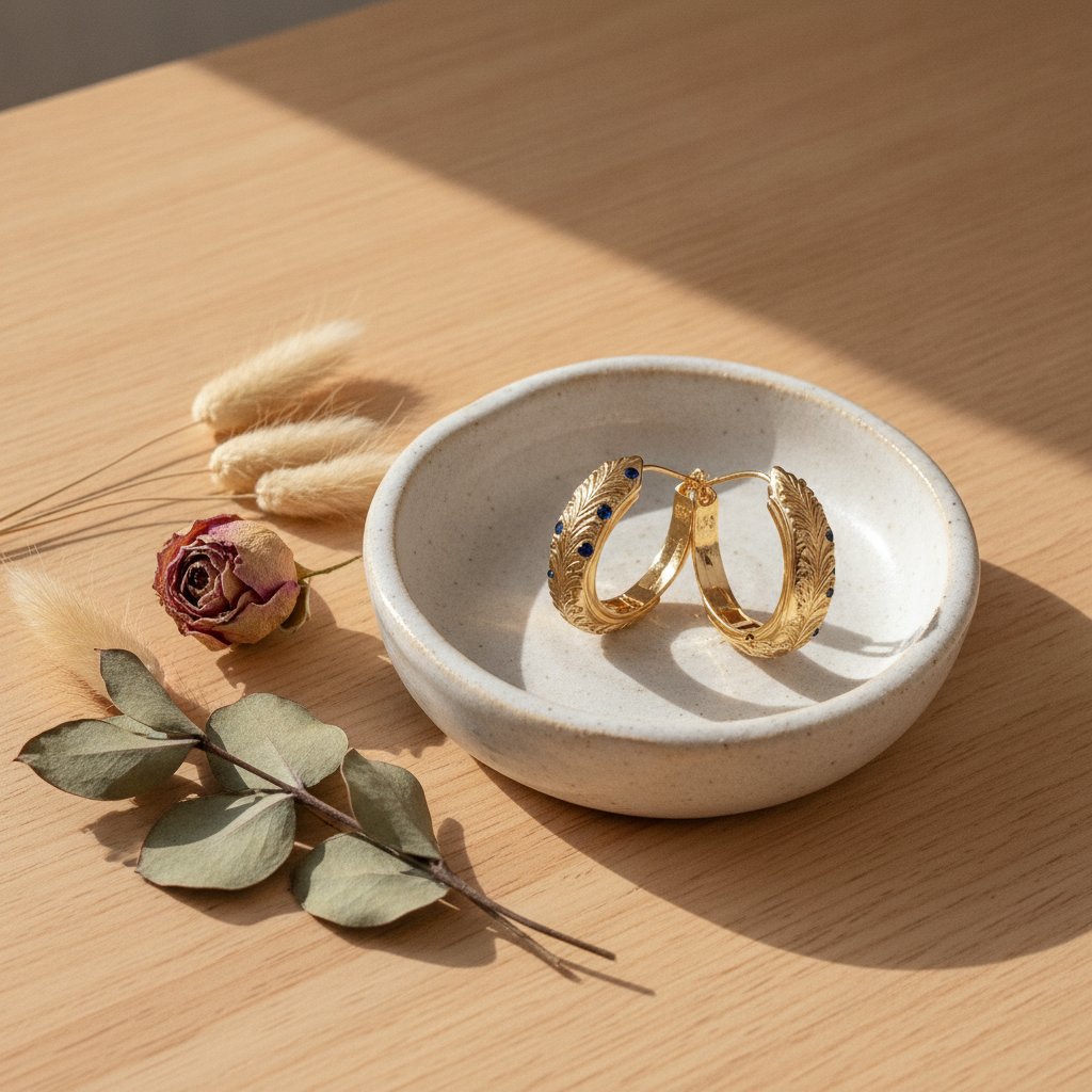 Fleur Gold Earrings