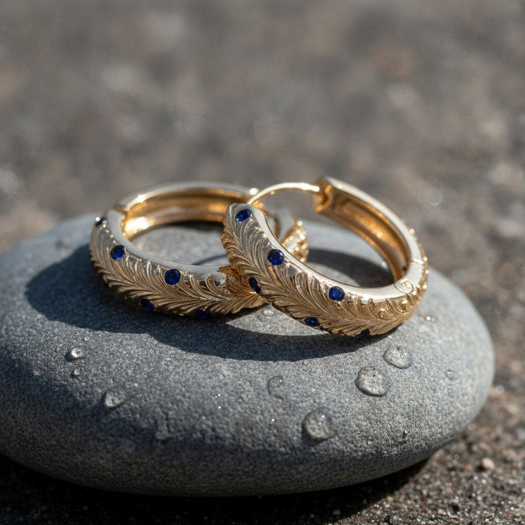 Fleur Gold Earrings