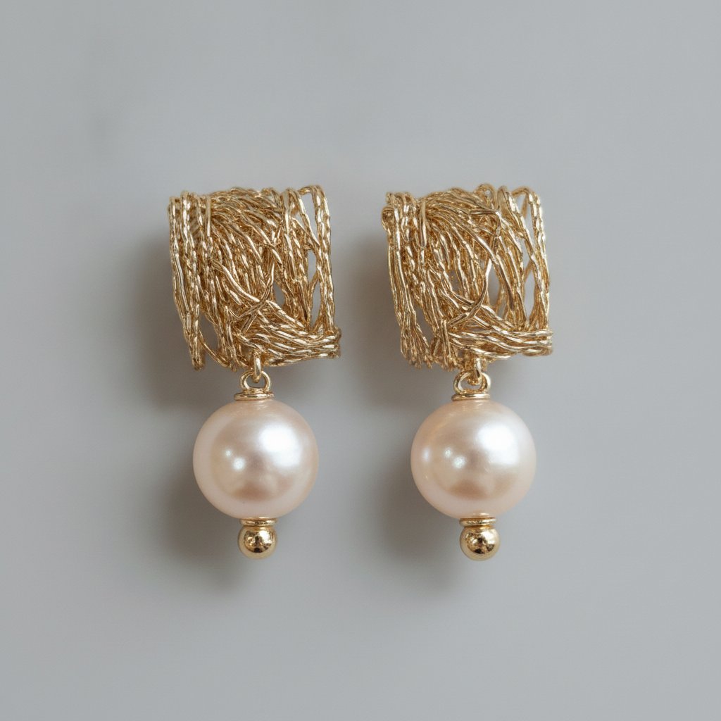 Fleur Pearl Earrings
