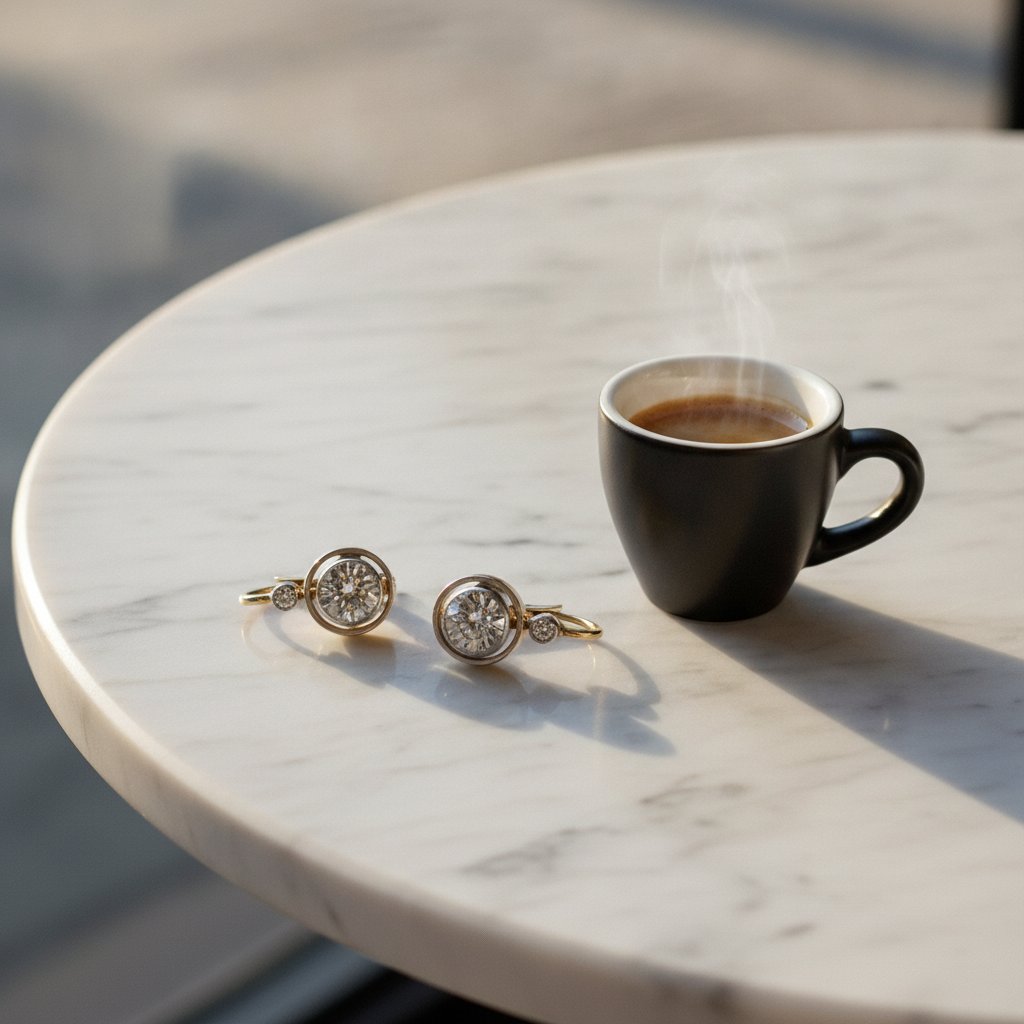 Fleur Zirconia Earrings