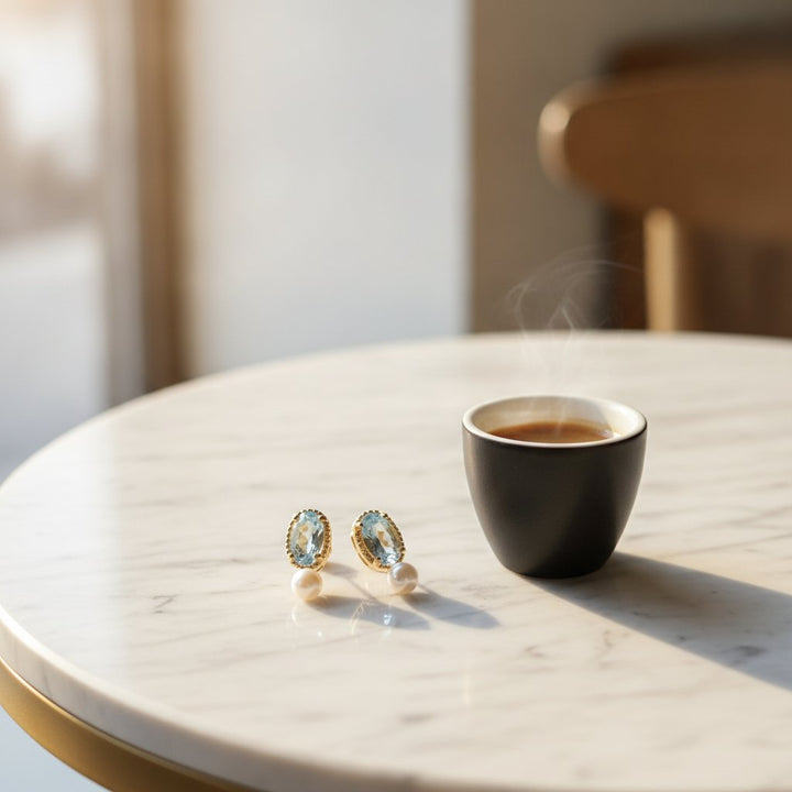 Elise Pearl Earrings