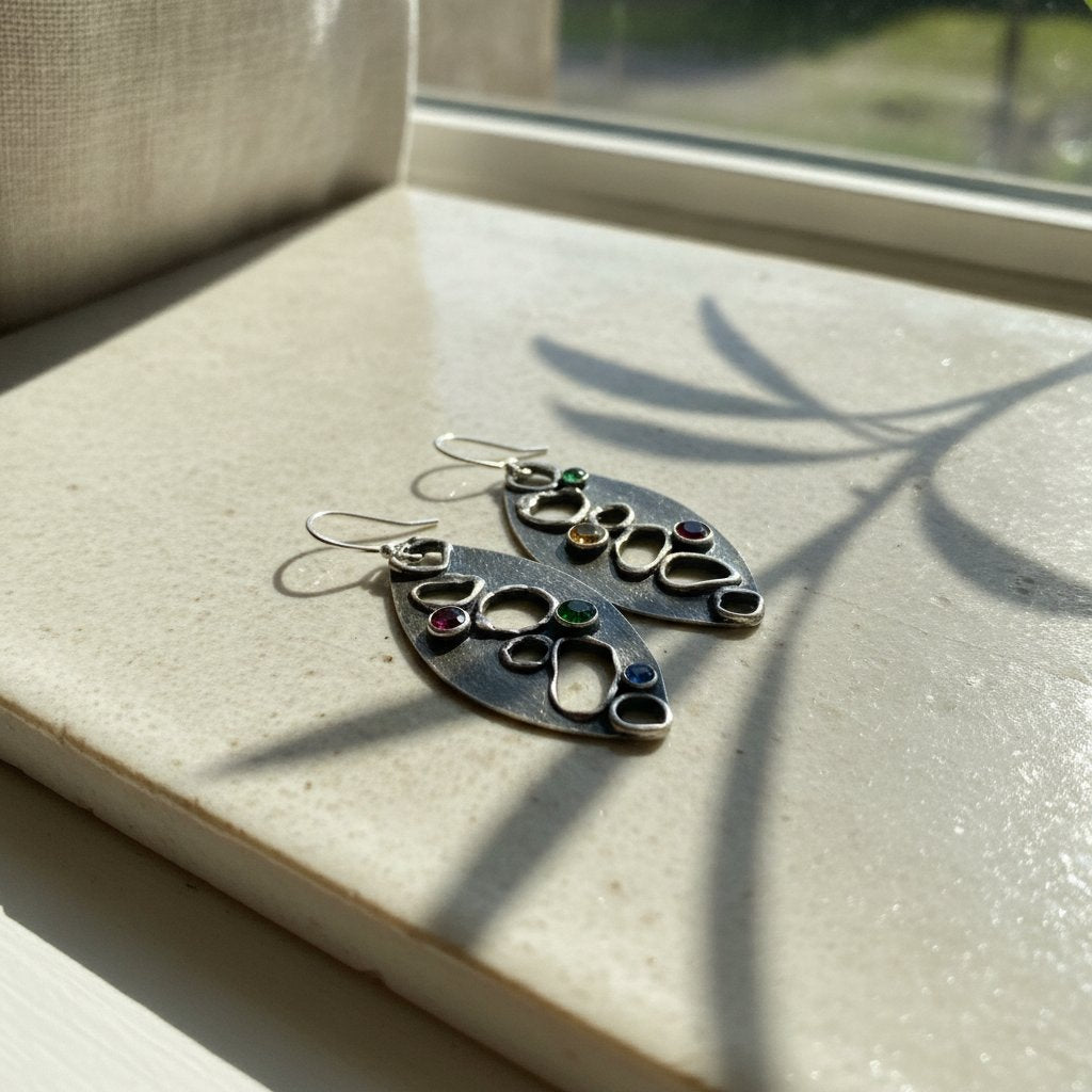 Elise Silver Earrings