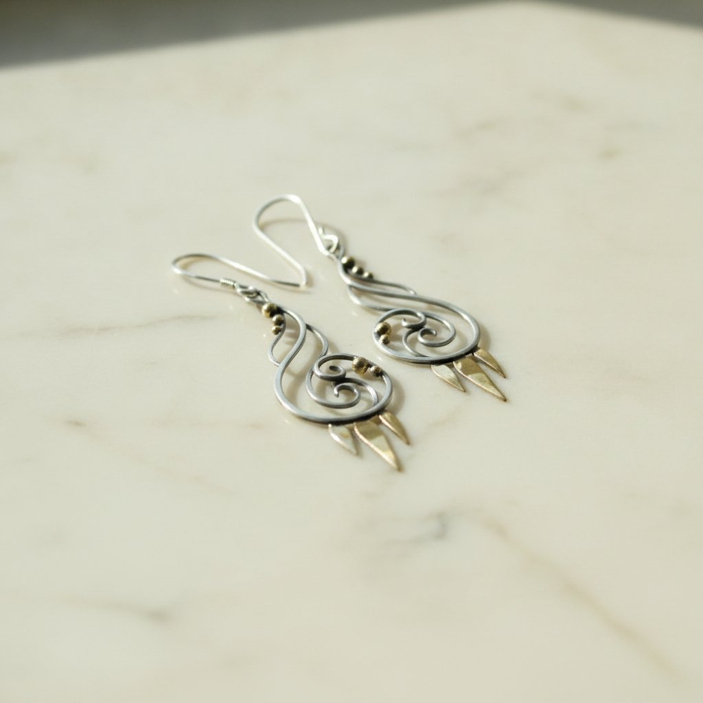Elise Silver Earrings