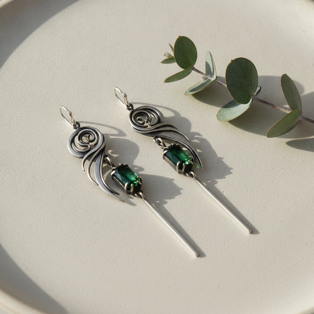 Elise Silver Earrings