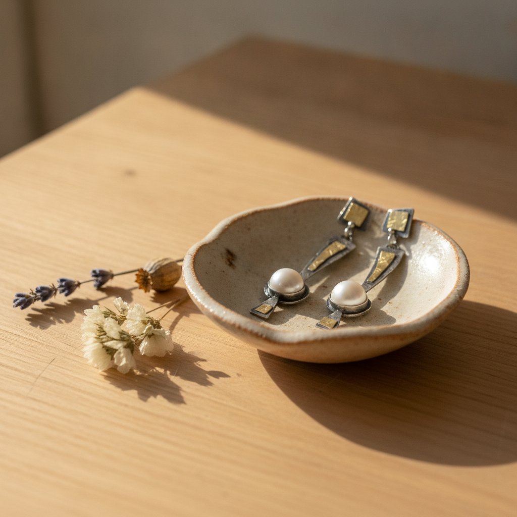 Elise Pearl Earrings