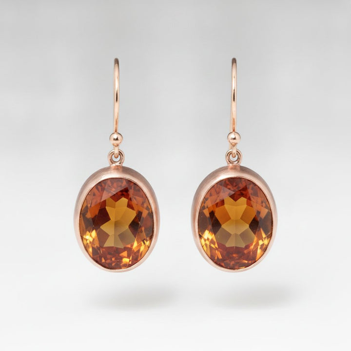Ambre Garnet Earrings
