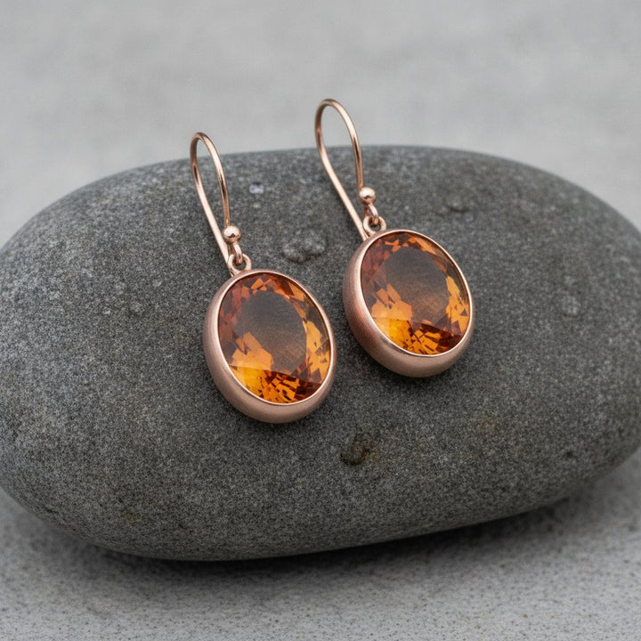 Ambre Garnet Earrings