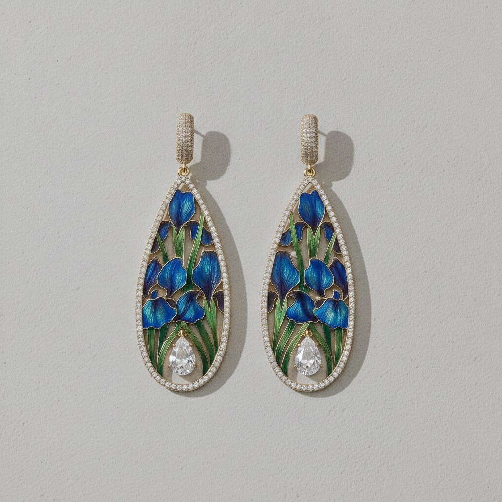 Ambre Vintage Earrings