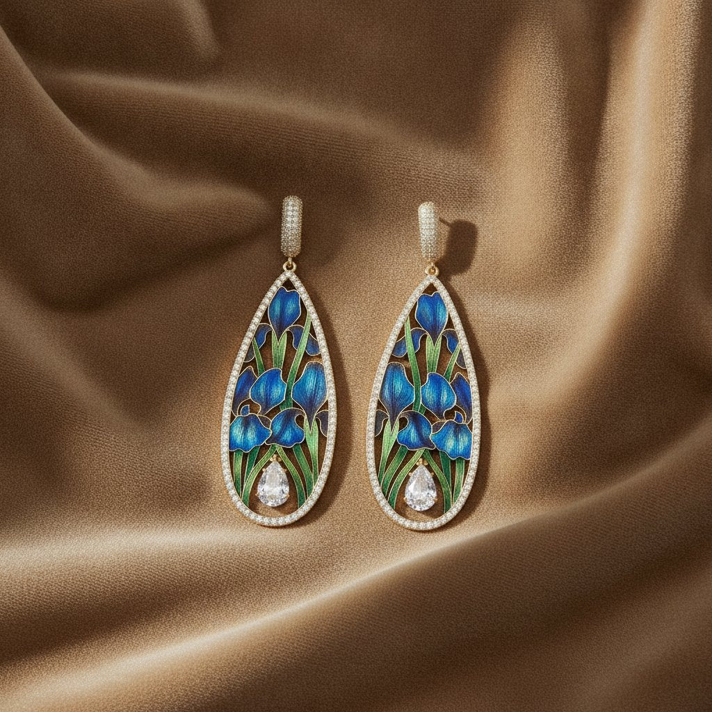 Ambre Vintage Earrings