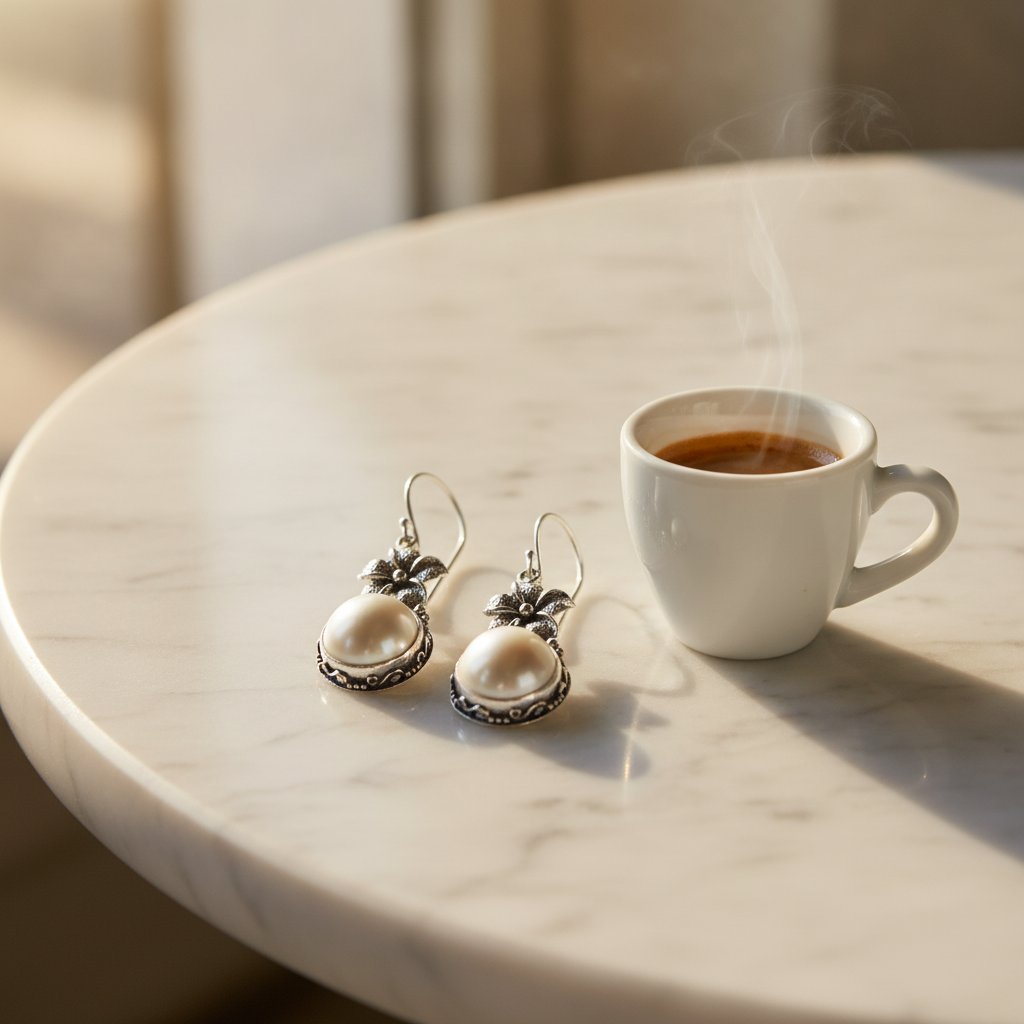 Celestine Pearl Earrings