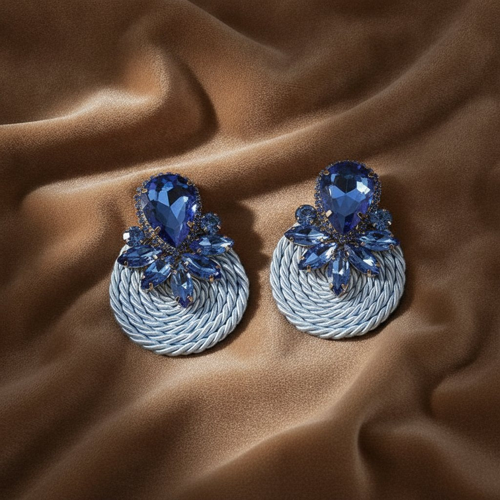 Celestine Crystal Earrings