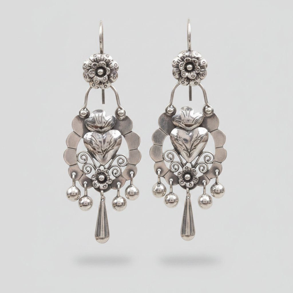 Celestine Silver Earrings
