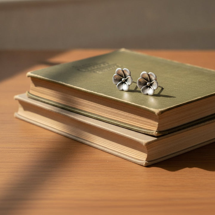 Celestine Silver Earrings
