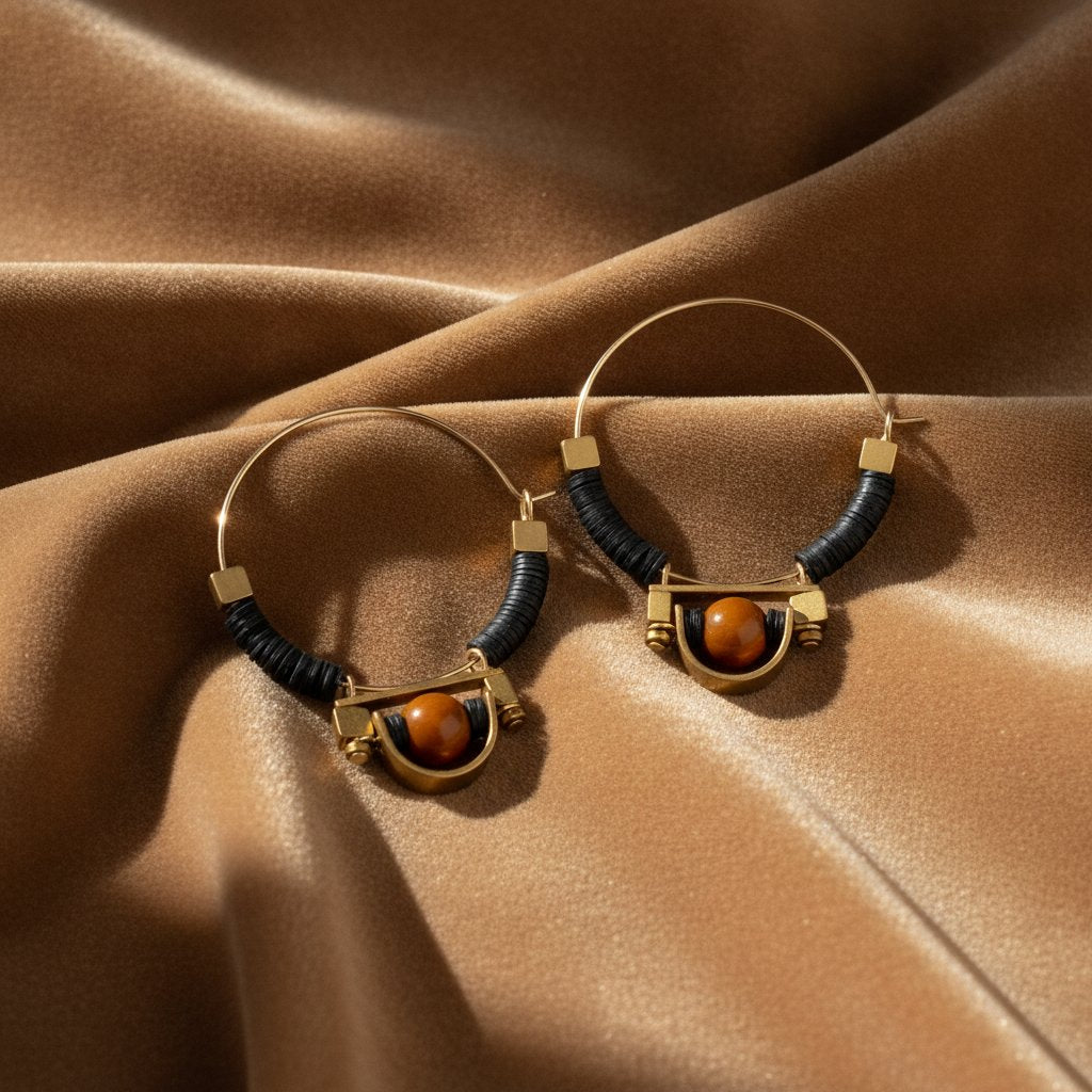 Marguerite Gold Earrings