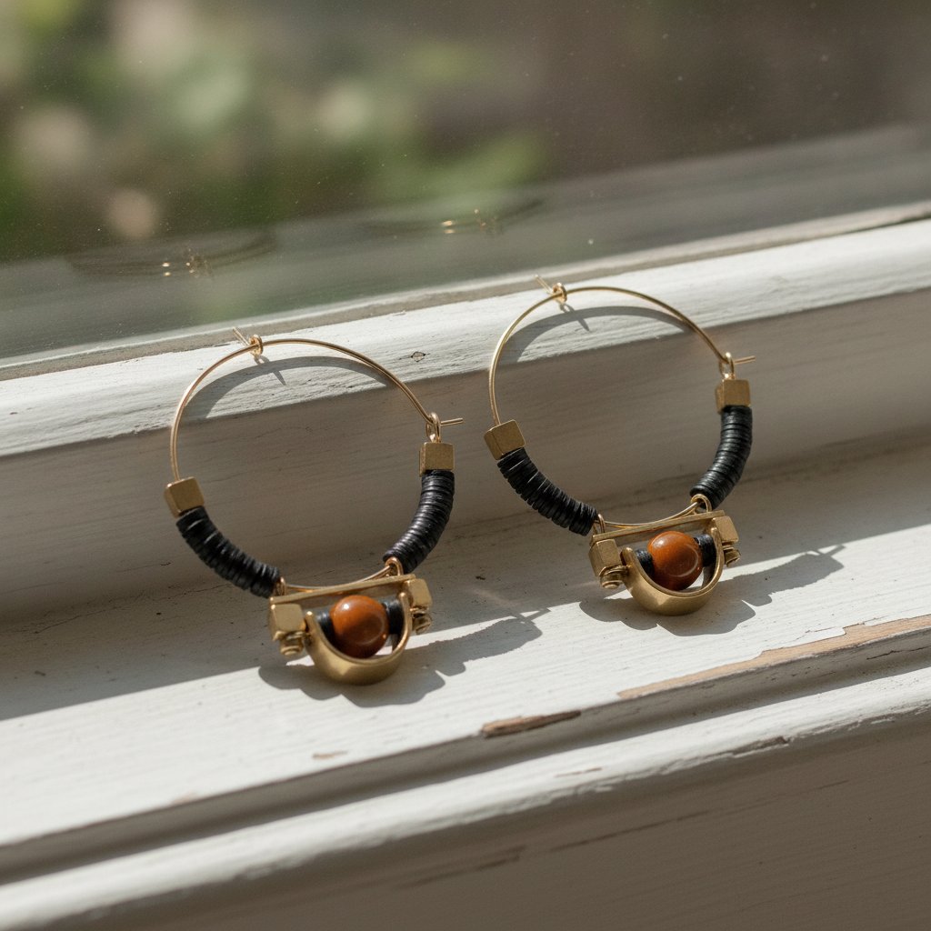 Marguerite Gold Earrings
