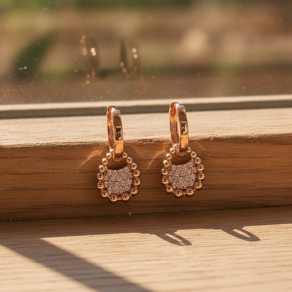 Marguerite Zirconia Earrings
