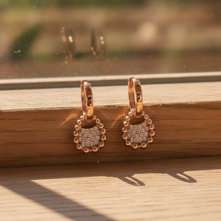 Marguerite Zirconia Earrings