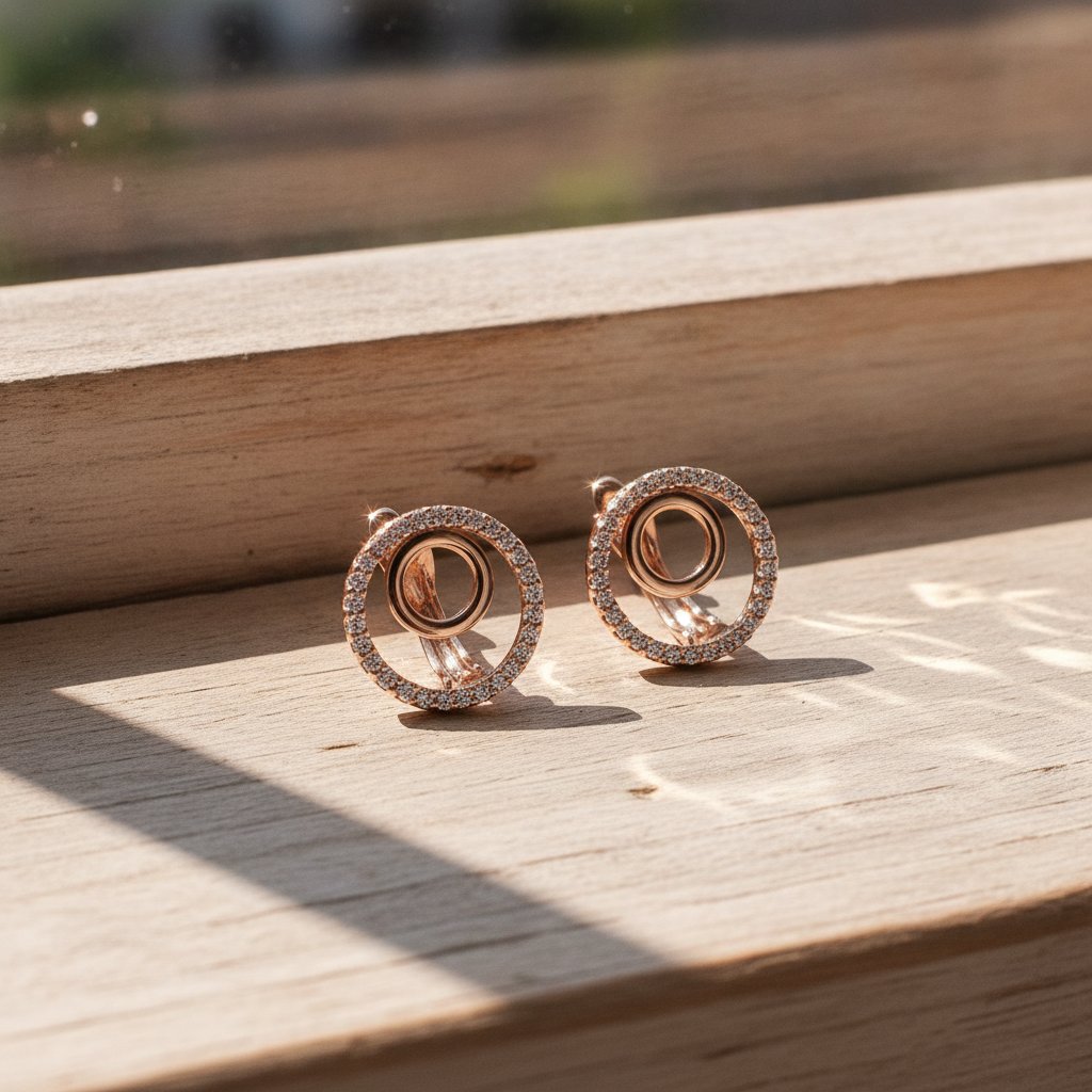 Marguerite Gold Earrings