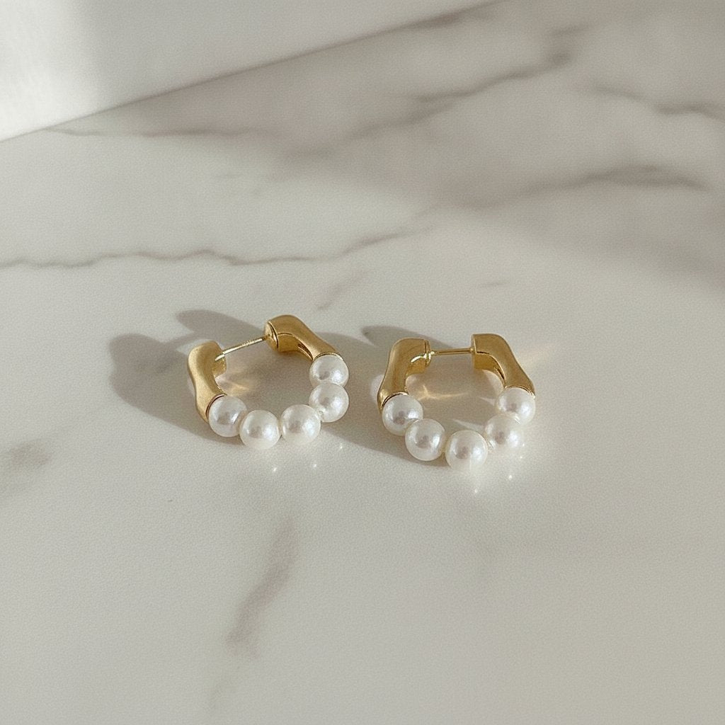 Anouk Pearl Earrings