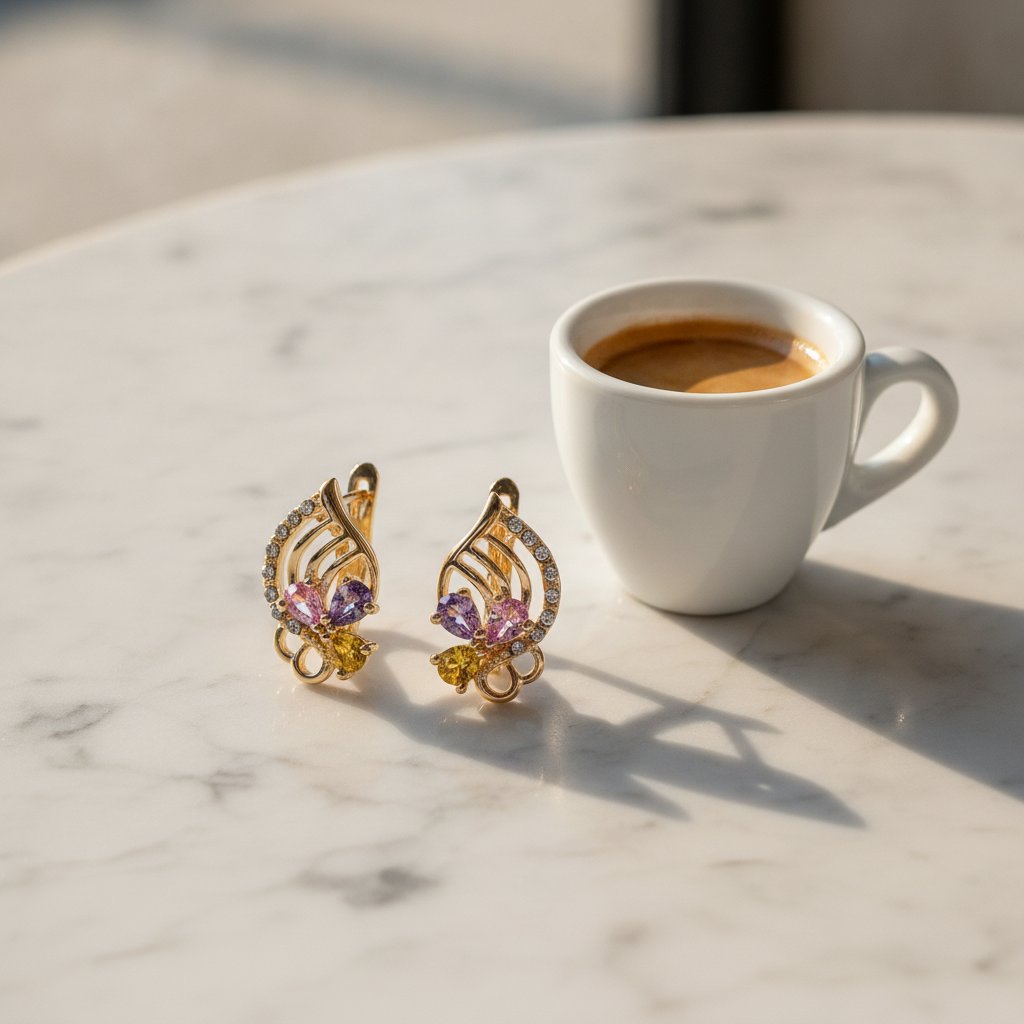 Anouk Crystal Earrings