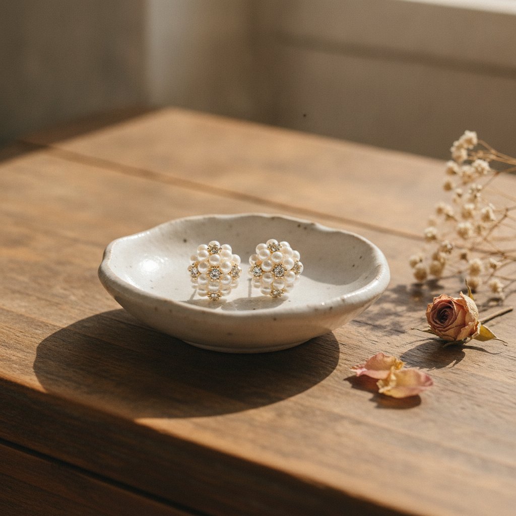 Emmeline Pearl Earrings