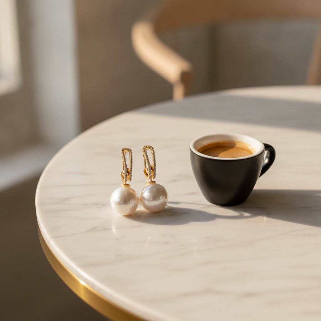 Emmeline Pearl Earrings