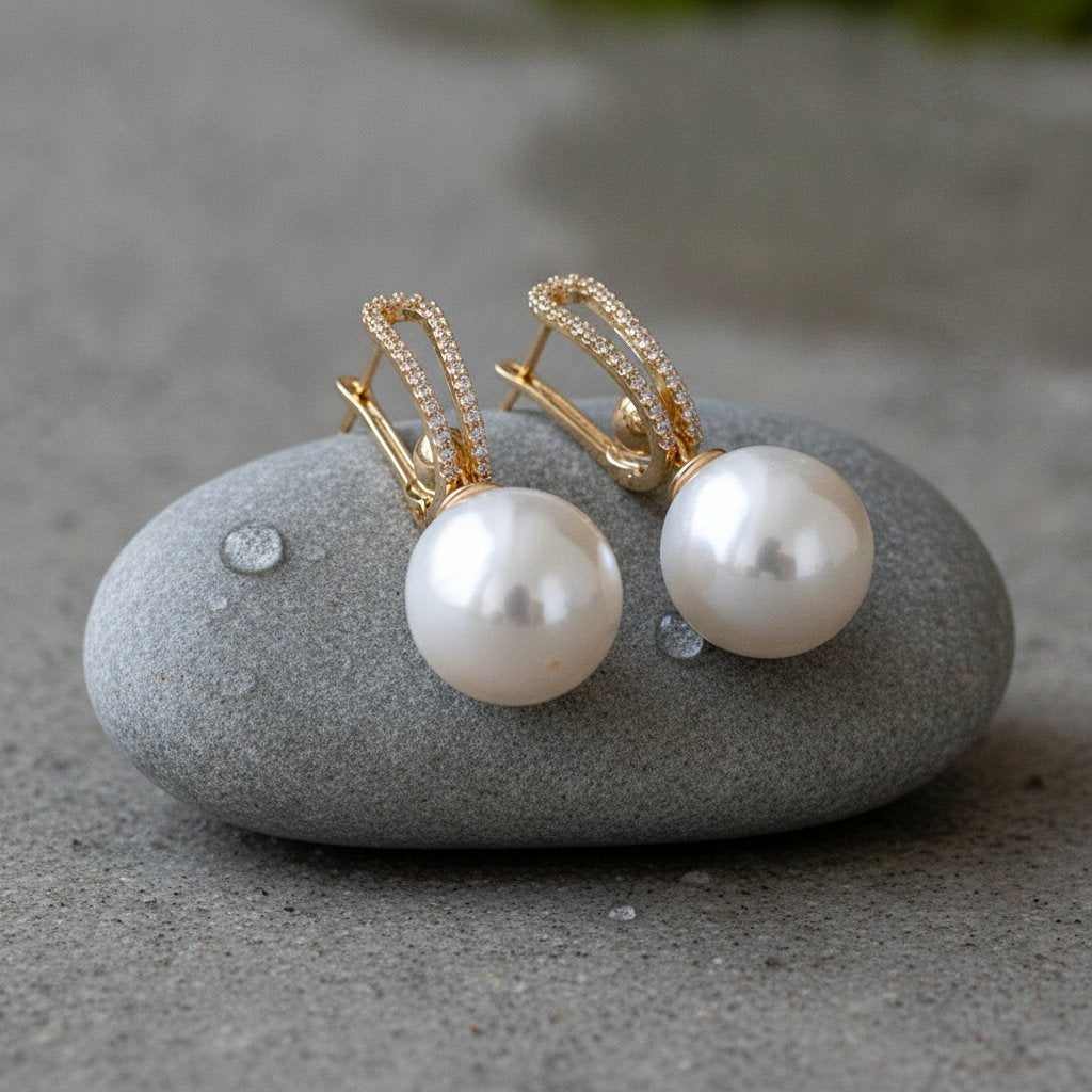Emmeline Pearl Earrings