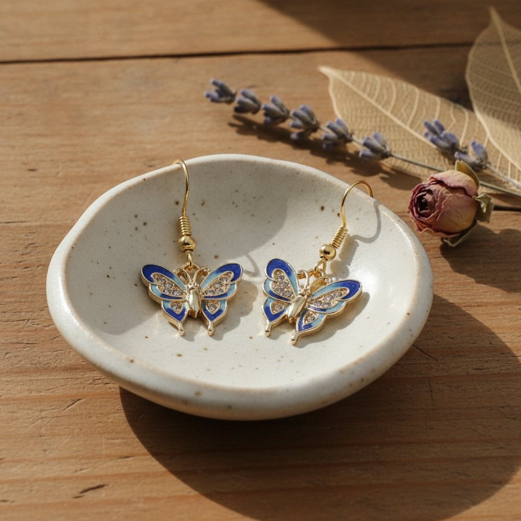 Ambre Vintage Earrings