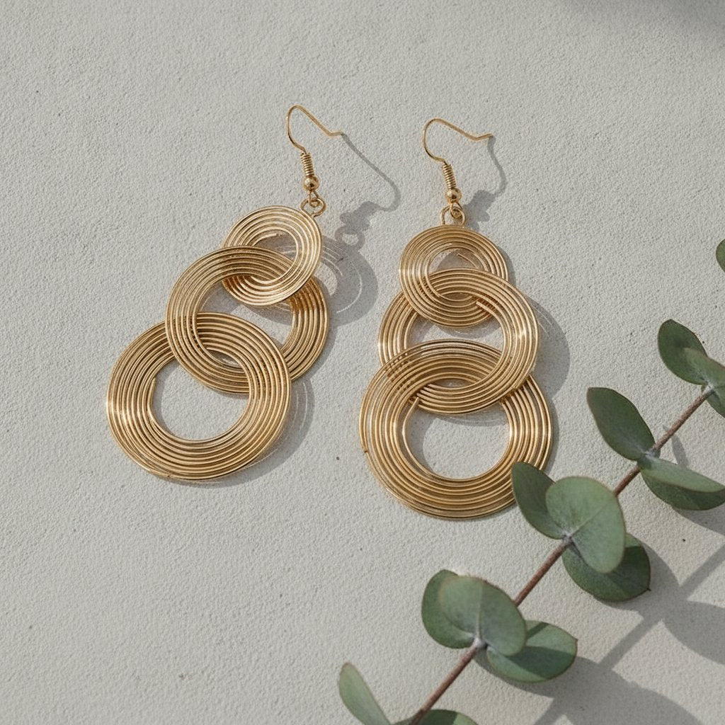 Ambre Gold Earrings