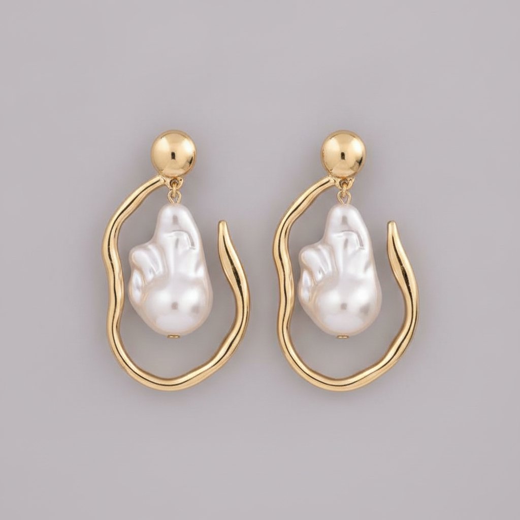 Ambre Pearl Earrings
