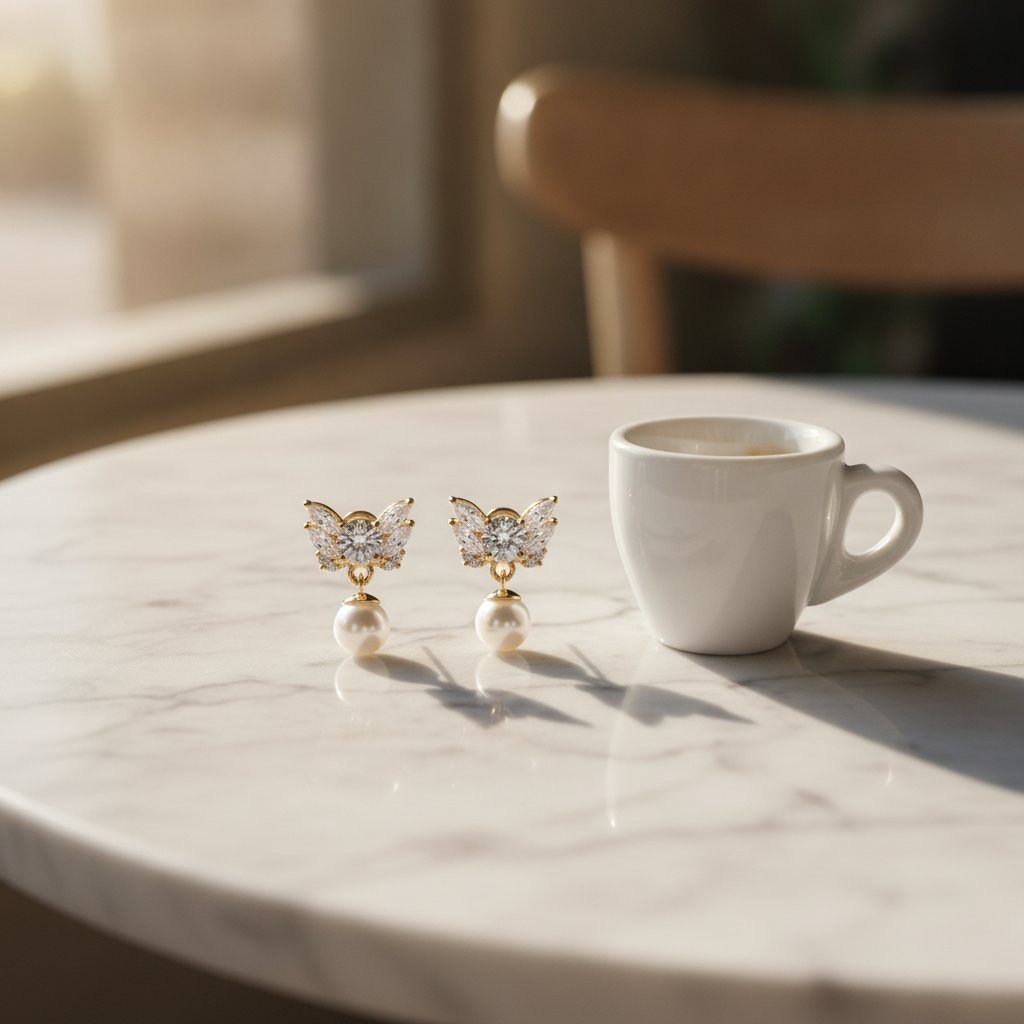 Ambre Pearl Earrings