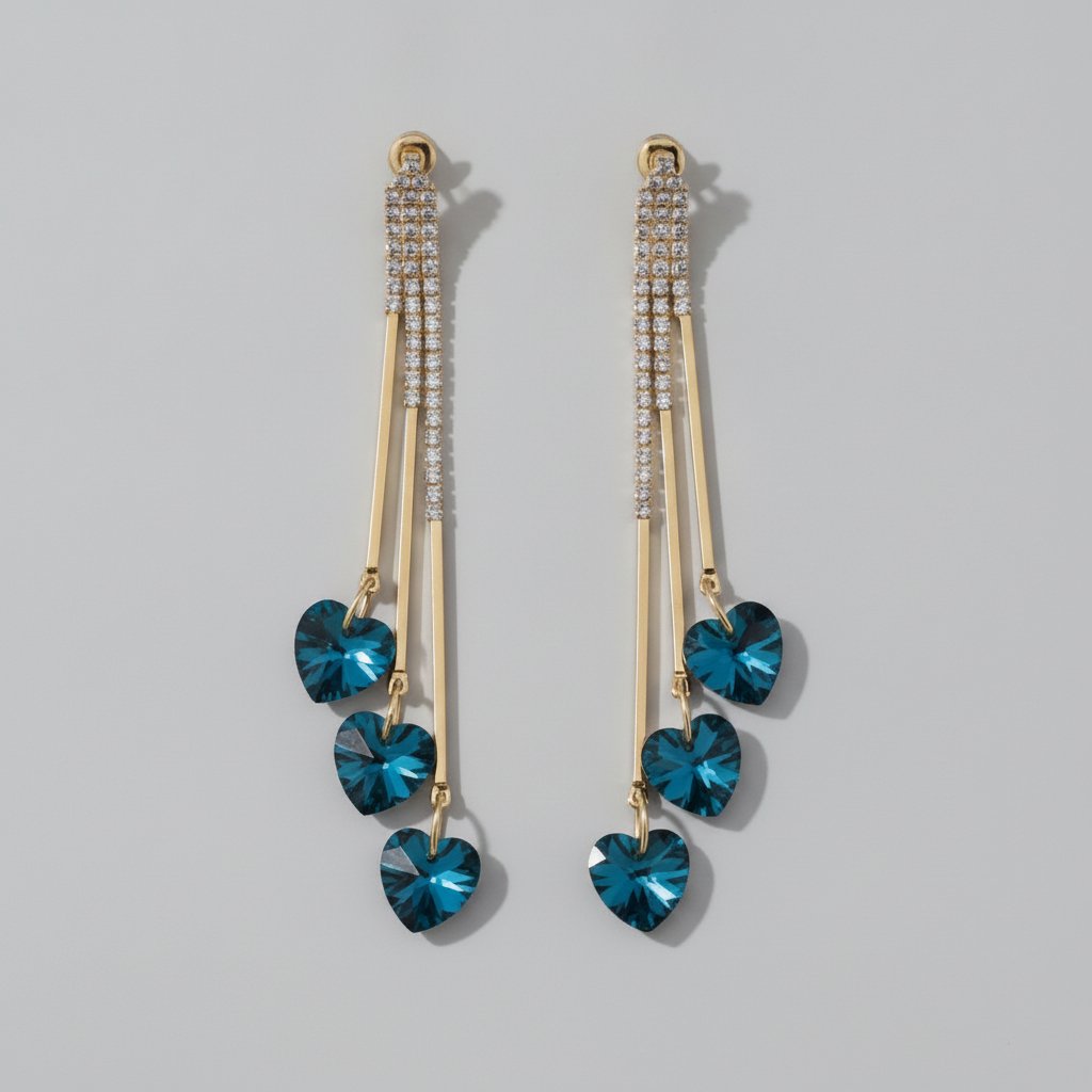 Ambre Crystal Earrings