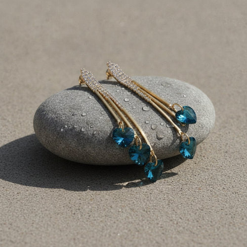 Ambre Crystal Earrings
