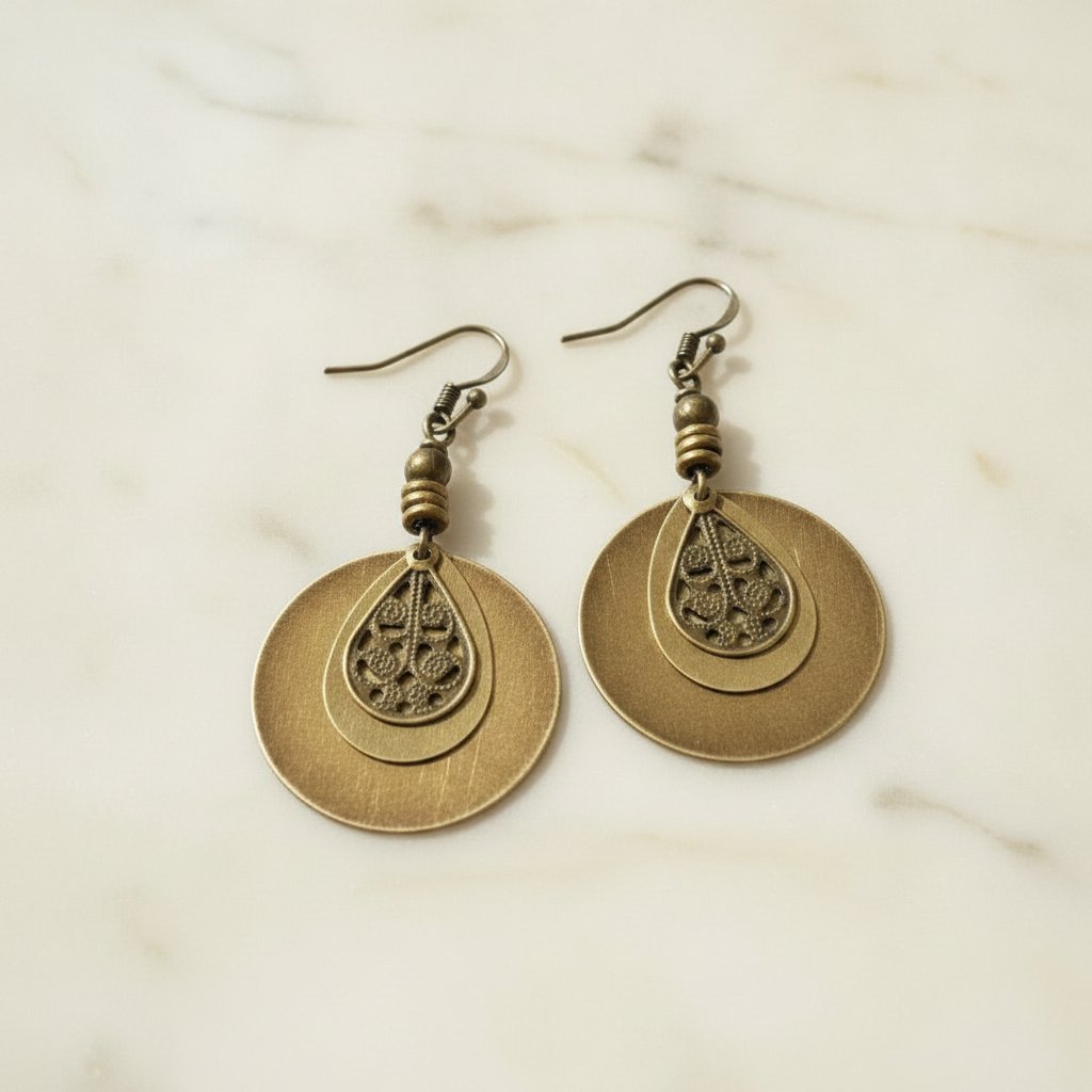 Ambre Gold Earrings