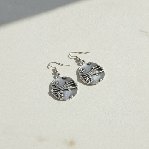 Ambre Silver Earrings