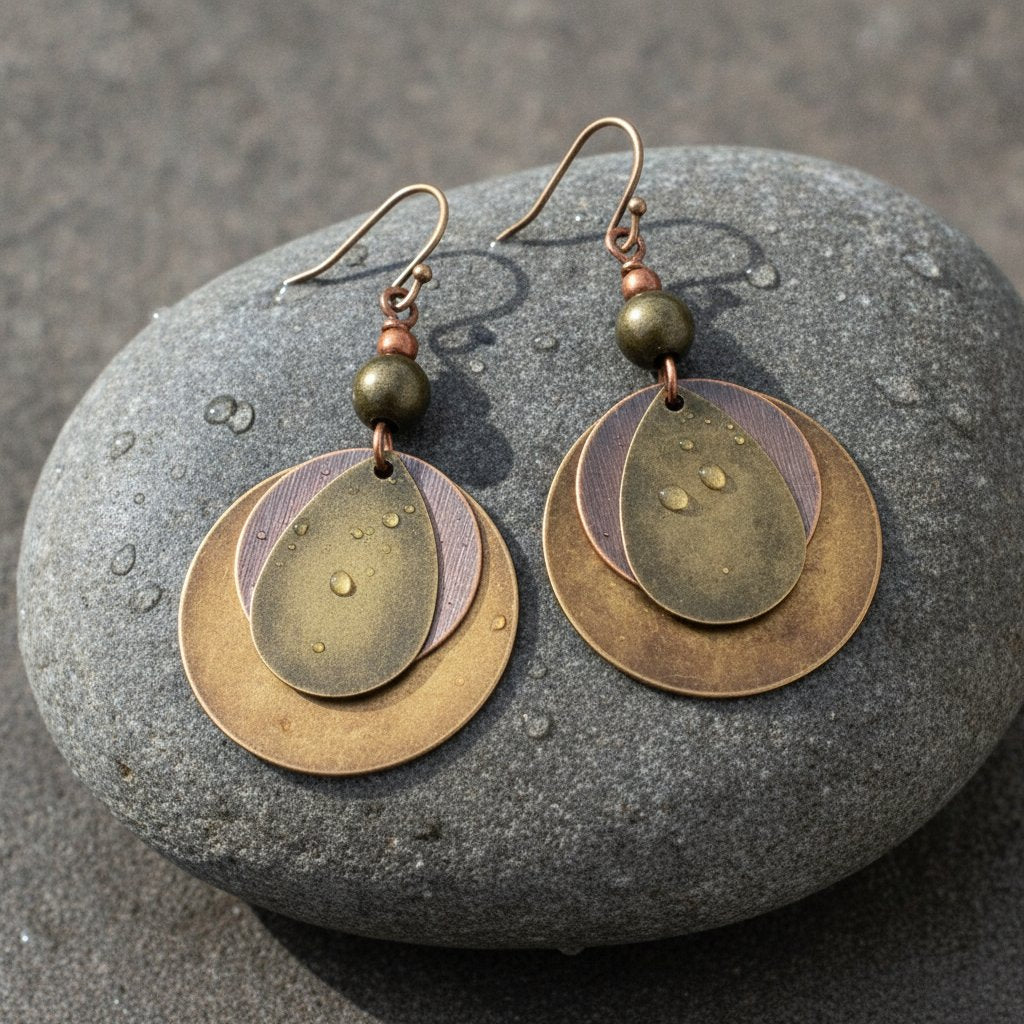 Ambre Gold Earrings