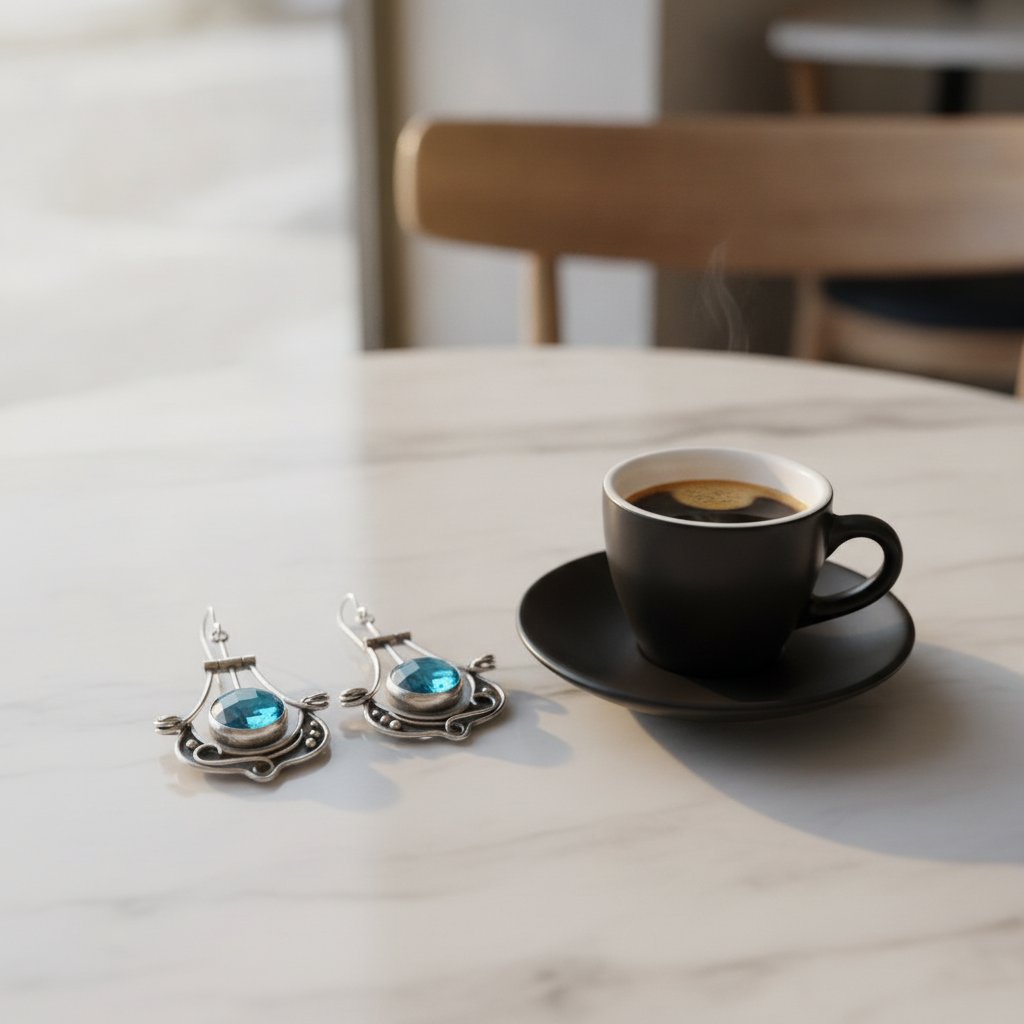 Ambre Vintage Earrings