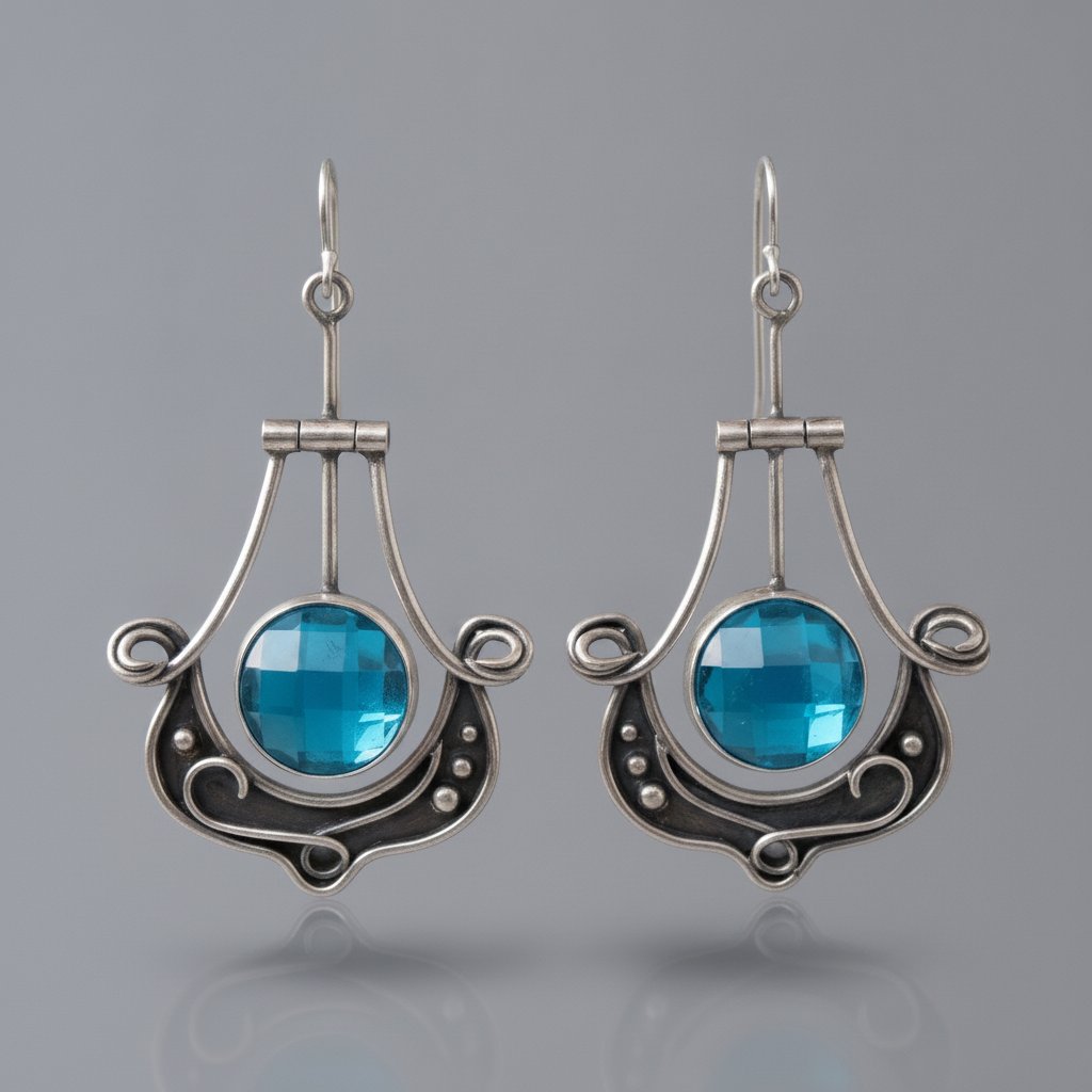 Ambre Vintage Earrings