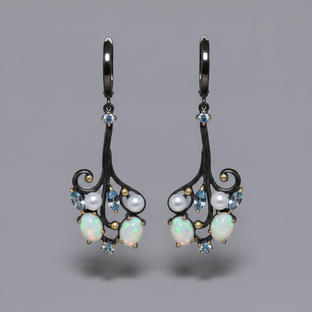 Ambre Vintage Earrings