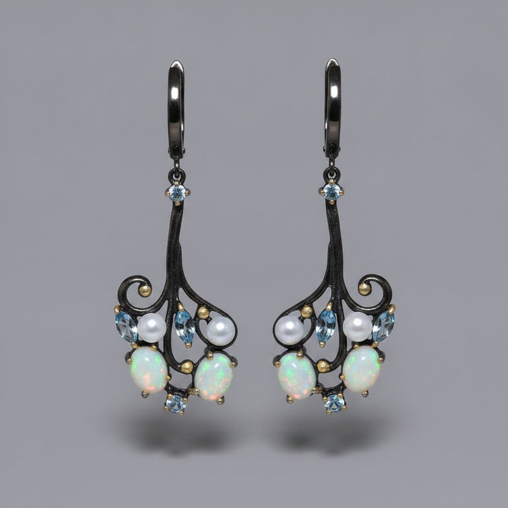 Ambre Vintage Earrings