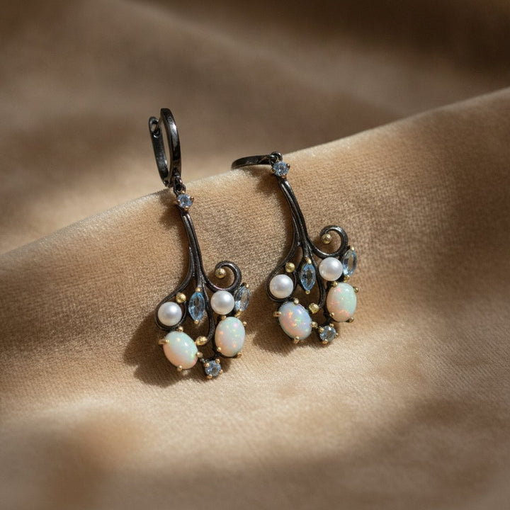 Ambre Vintage Earrings