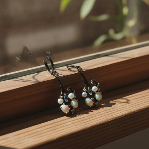 Ambre Vintage Earrings