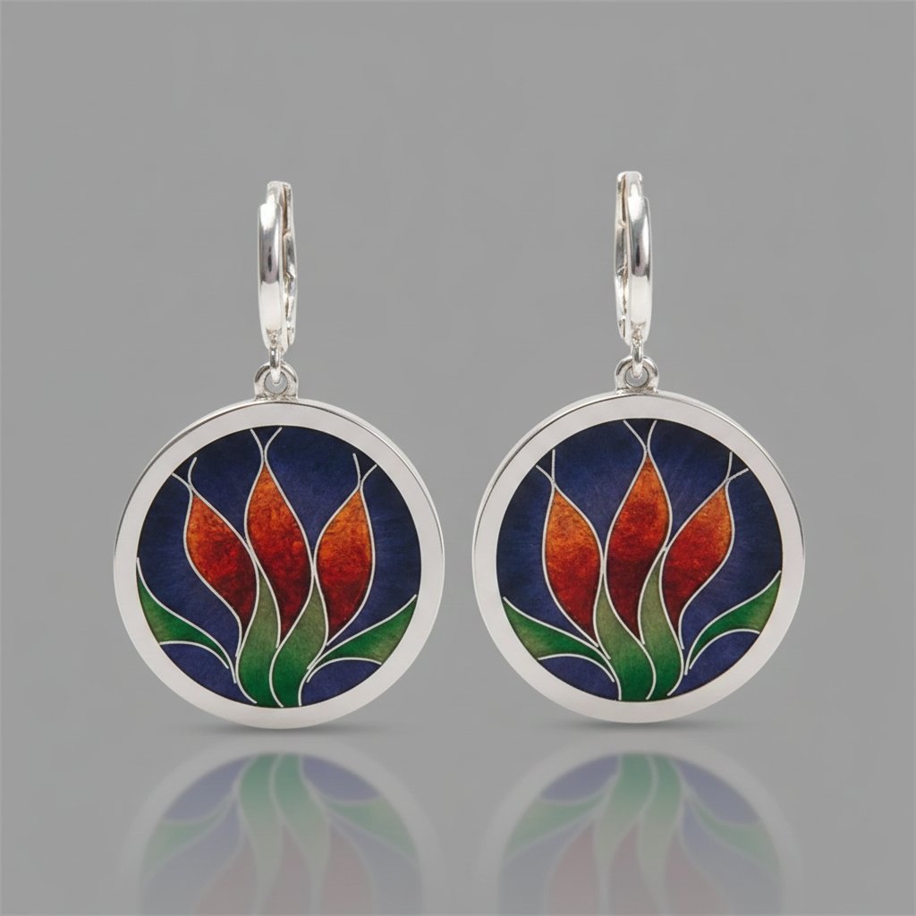 Ambre Vintage Earrings